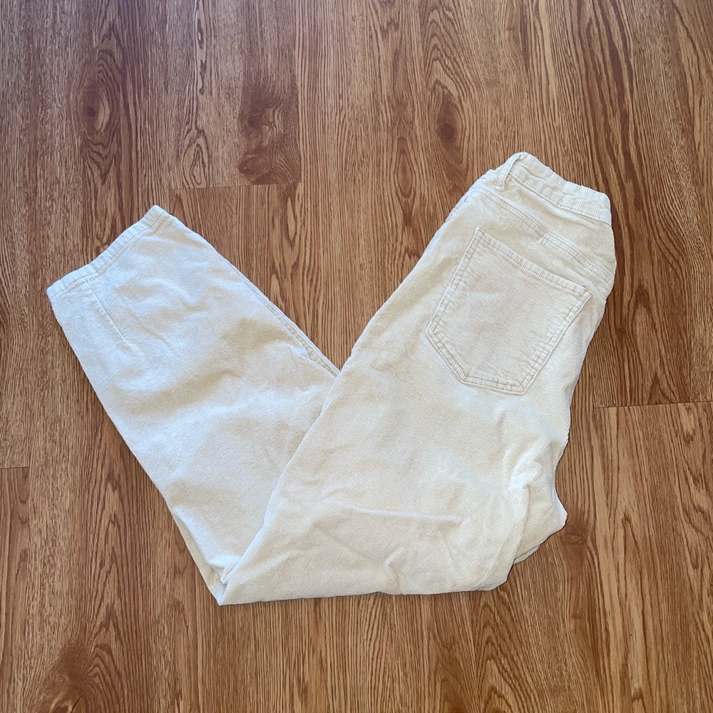 Cream Corduroy Pants
